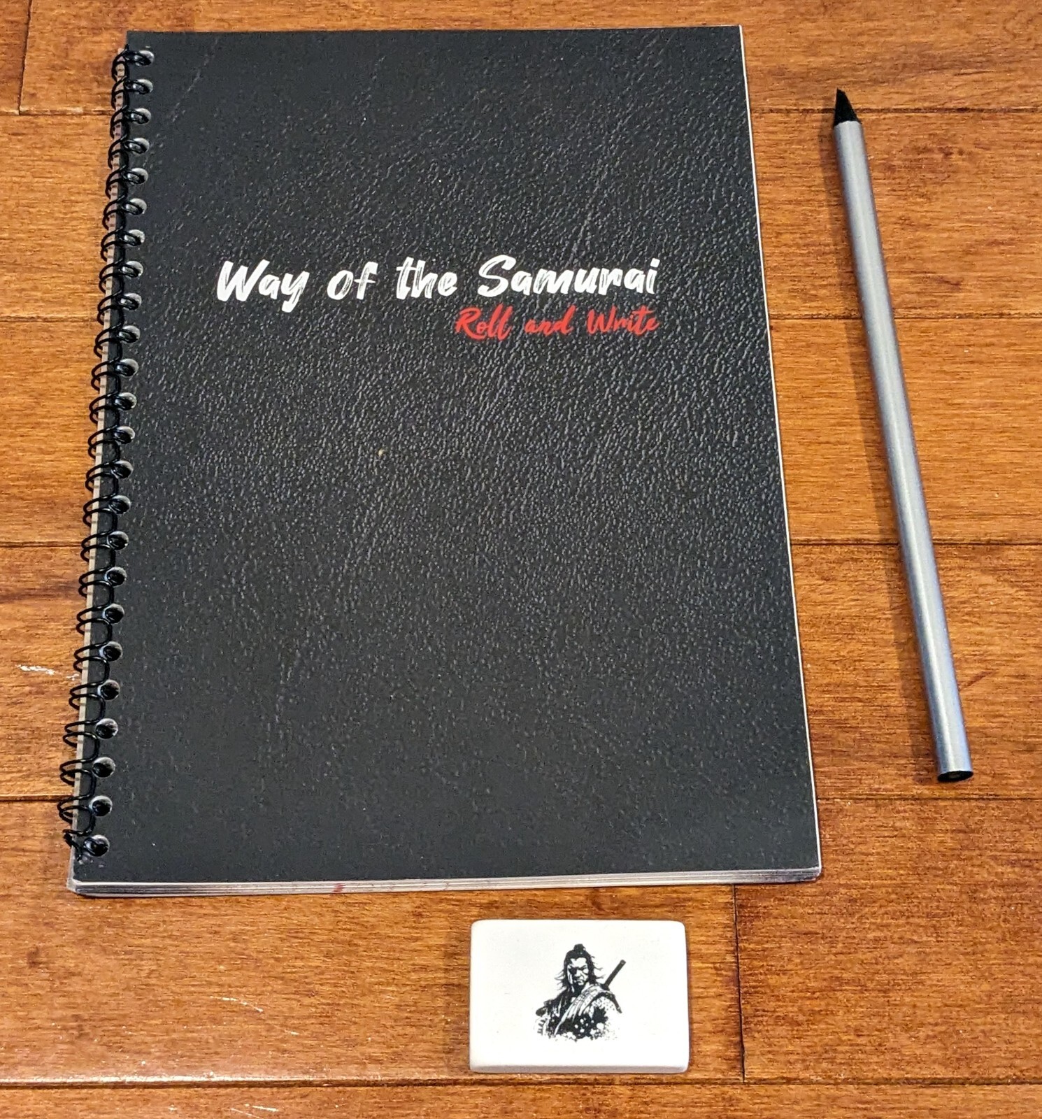 Way of the Samurai Roll and Write Kickstarter Edition with Pencil + Eraser NEW
