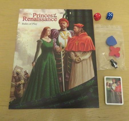 Mercury Games: Princes of the Renaissance – 15th Century Italy Game (UNPUNCHED)
