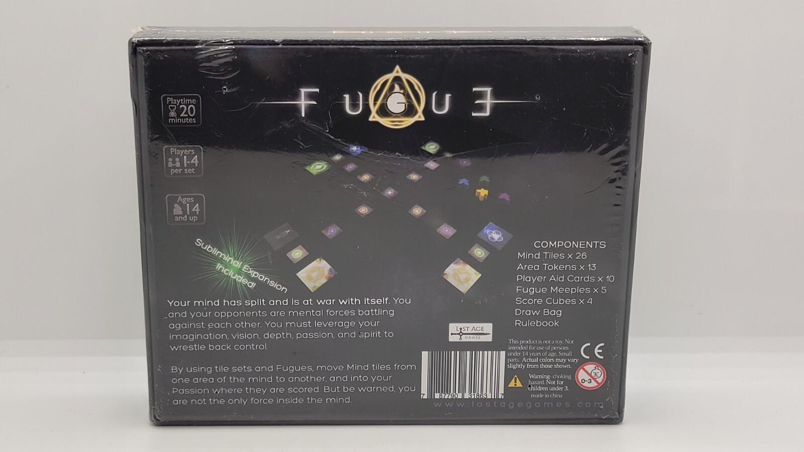 Fugue Board Game By Lost Age Games Kickstarter Edition Unreleased NEW SEALED