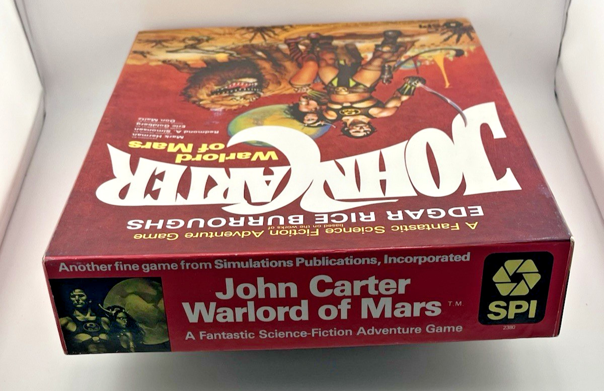 RARE 1979 Vintage NEW SPI John Carter Warlord of Mars Adventure Game – Open Box