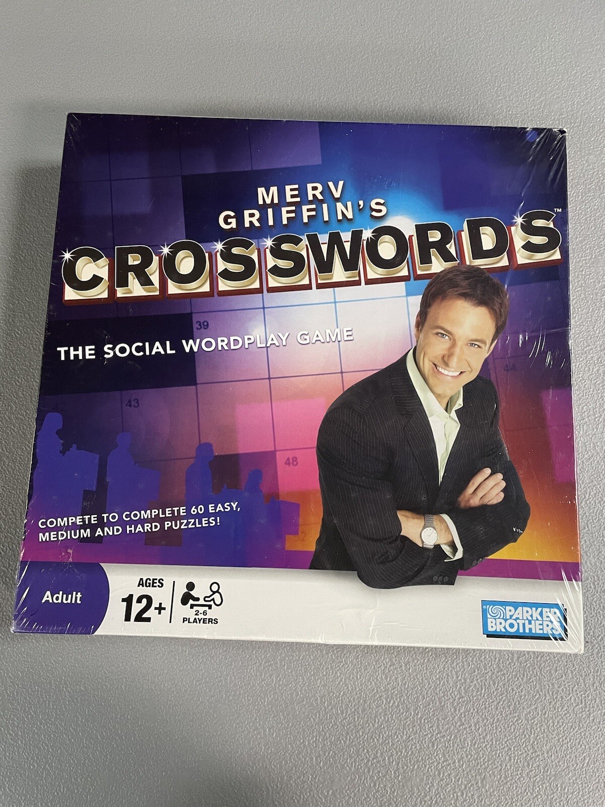 New/Sealed Merv Griffin’s “Crosswords” Game by Parker Bros. – 2008 Edition
