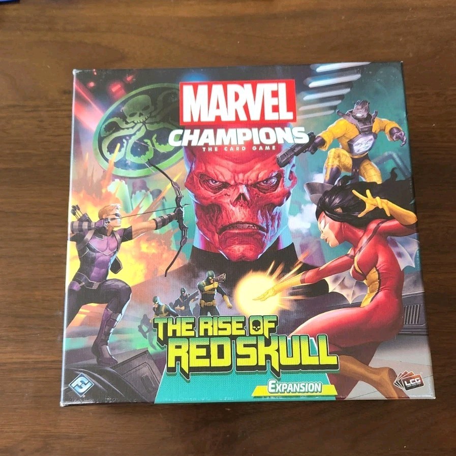 Marvel Champions The Rise Of Red Skull Campaign Expansion Box Set Complete, Used