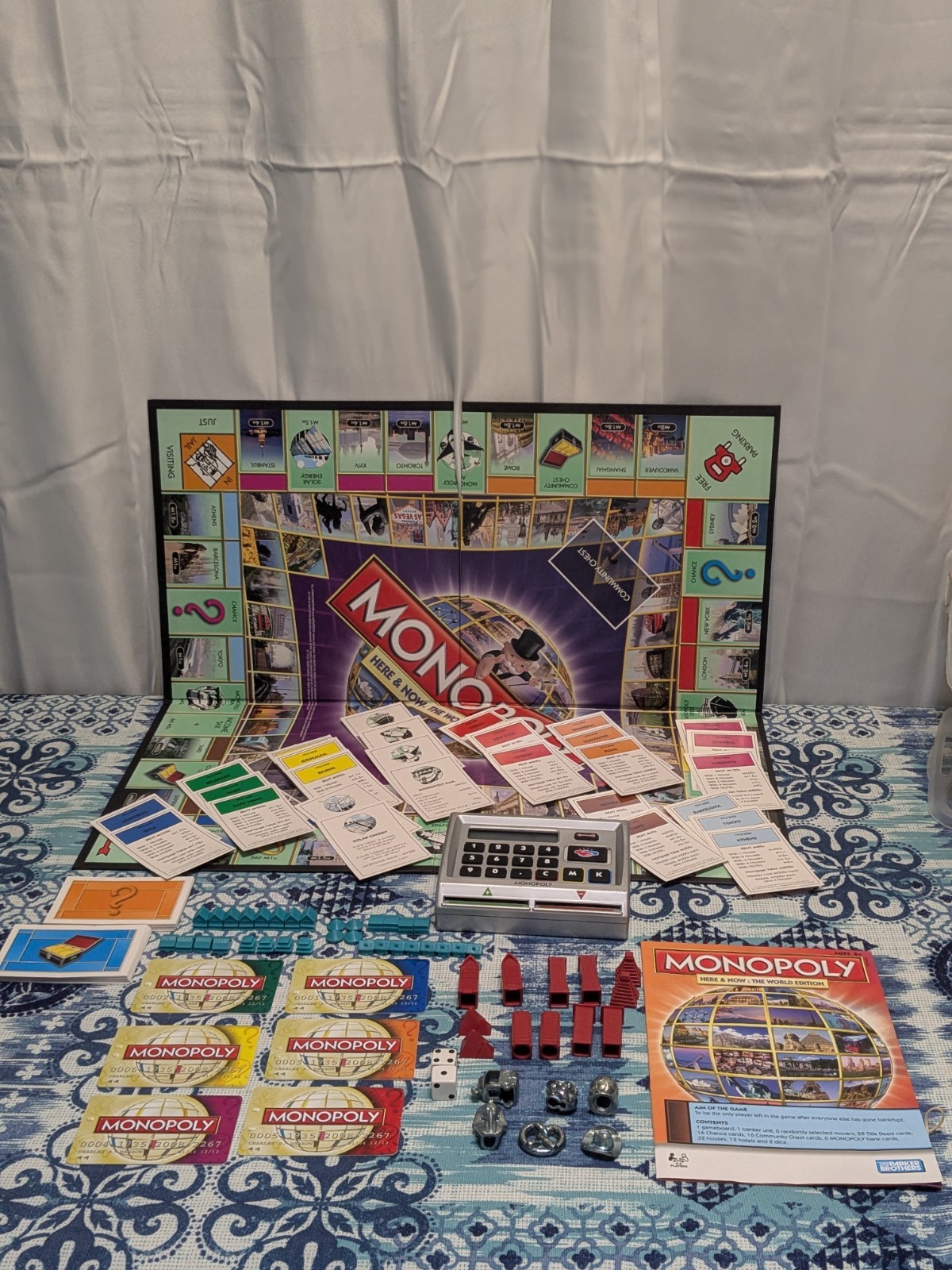 Monopoly World Here & Now: The World Edition COMPLETE Hasbro Electronic 2008