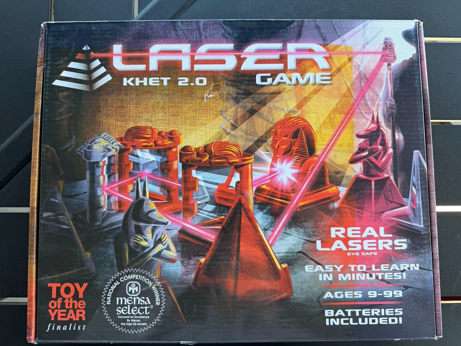 Laser Board Game Khet 2.0 Strategy Mensa Select Toy of the Year Complete READ