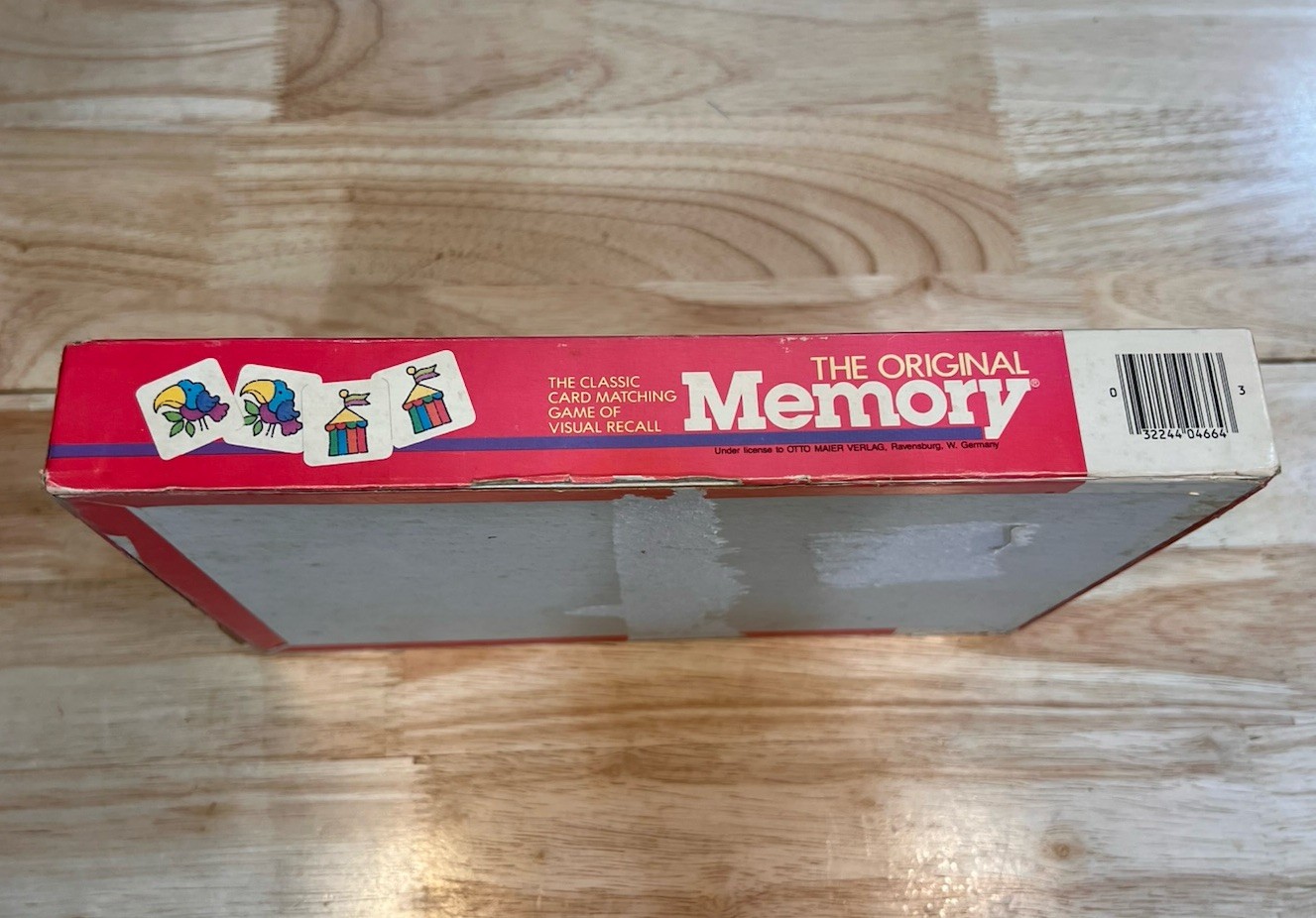1986 Milton Bradley The Original Memory Game Vintage Read 71 Cards