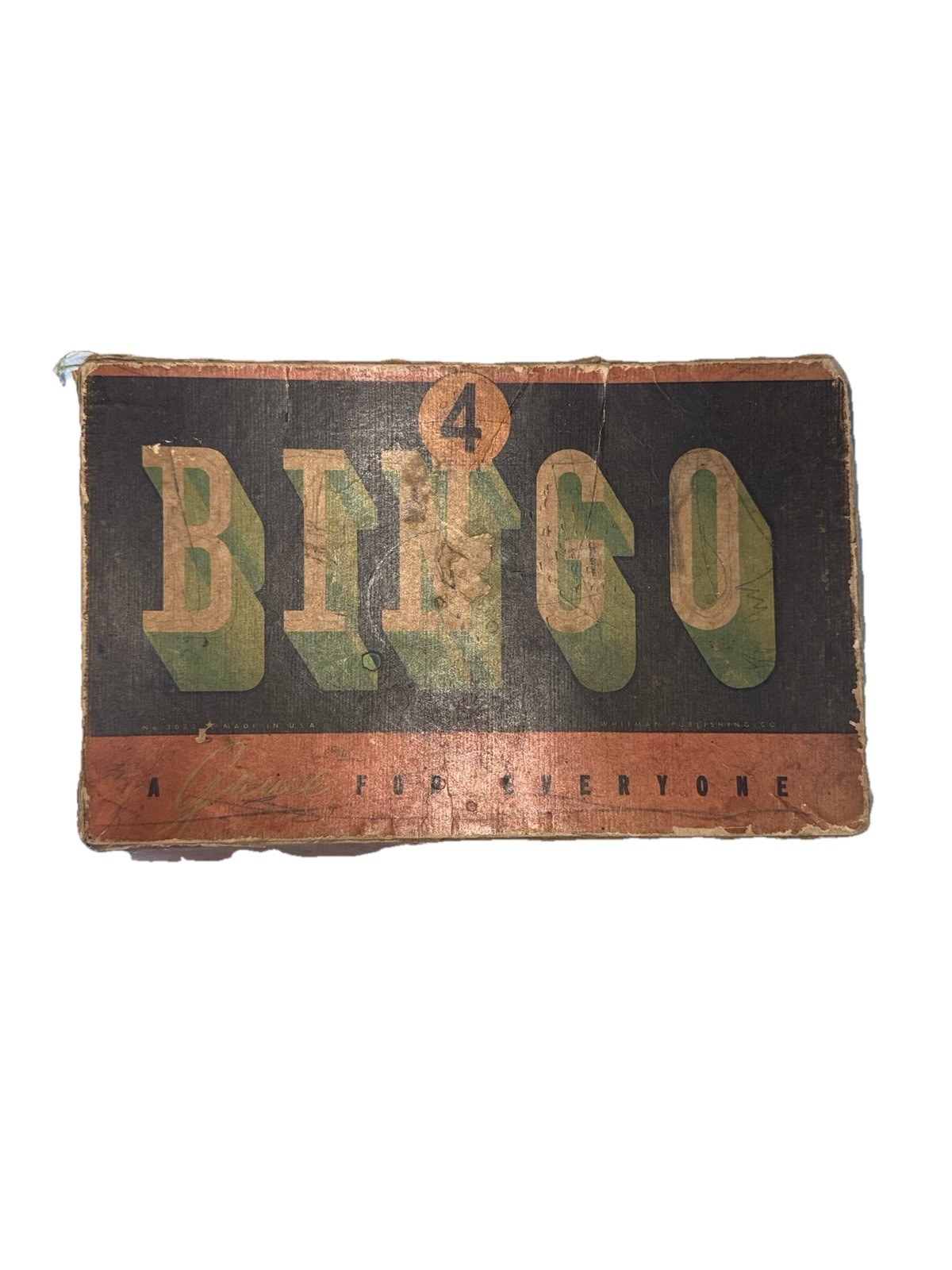 Whitman Publishing Co, Bingo, A Game For Everyone No 3033 Made In USA