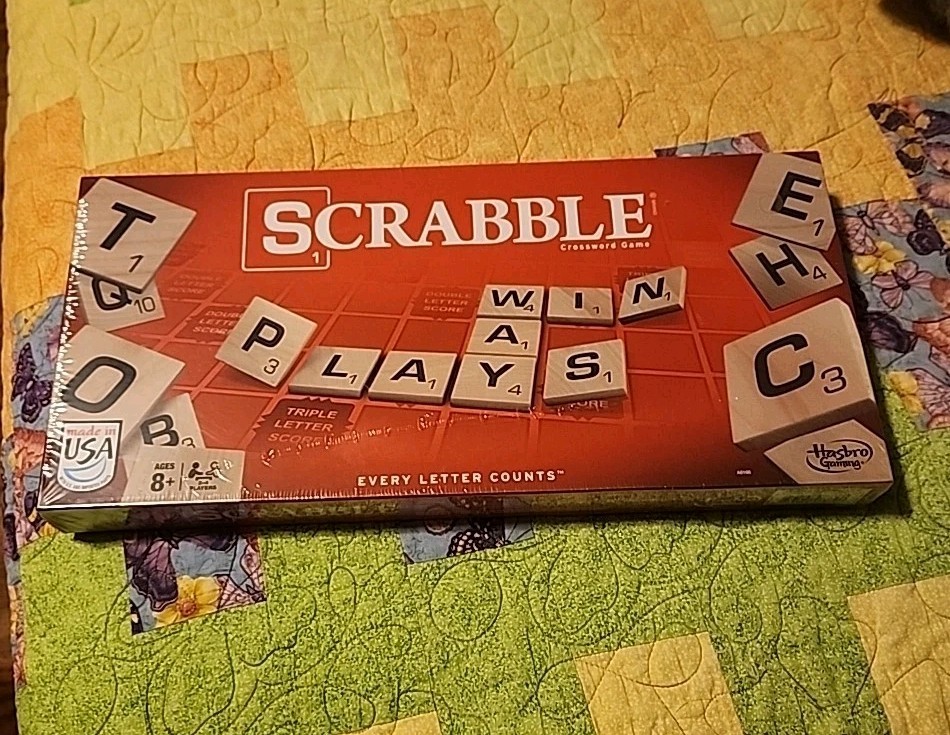 Hasbro Classic Scrabble Board Game for Kids Family Multi-Player Fun New Sealed