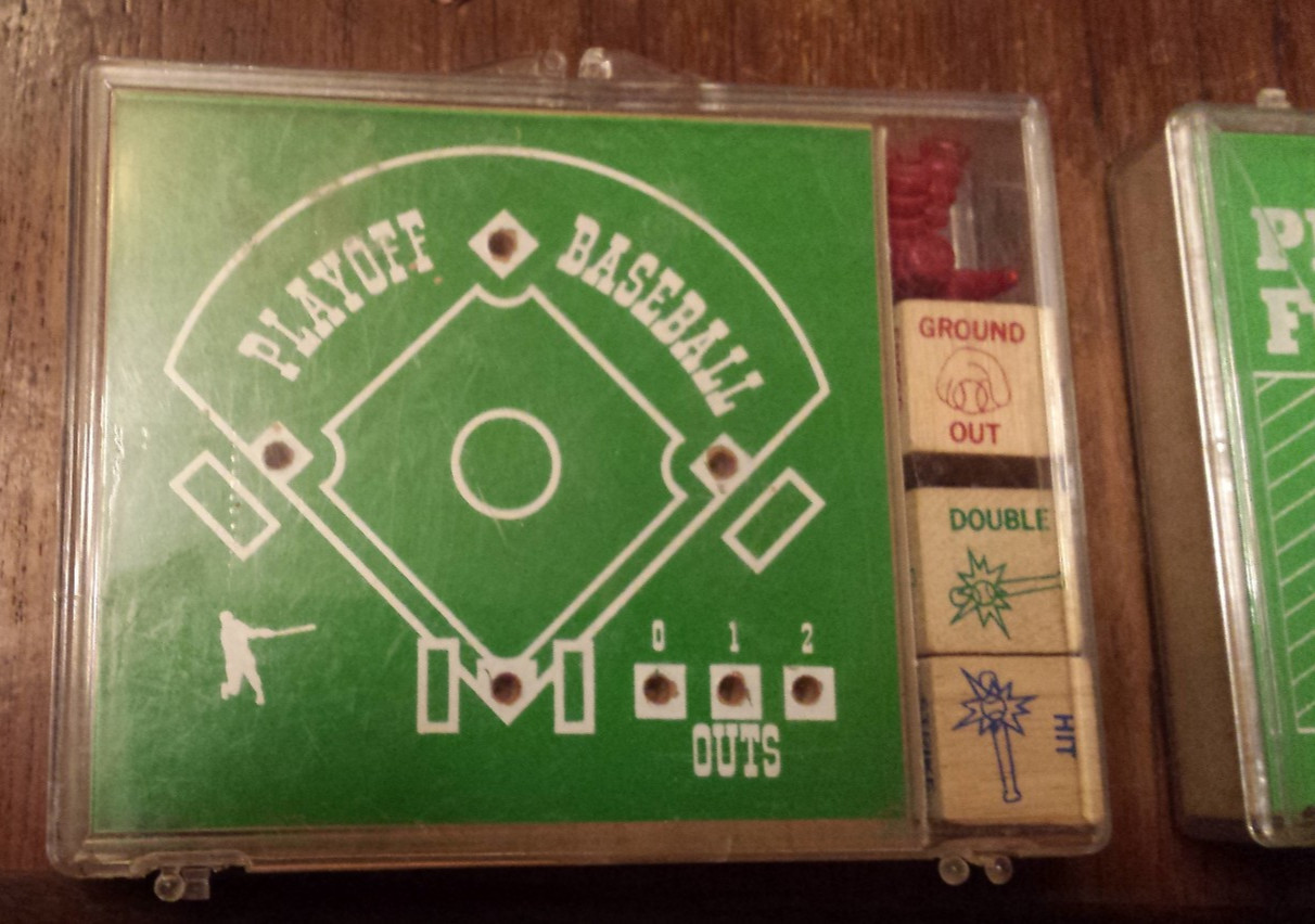 Playoff Football & Playoff Baseball -2 Dice games by Crestline MFG