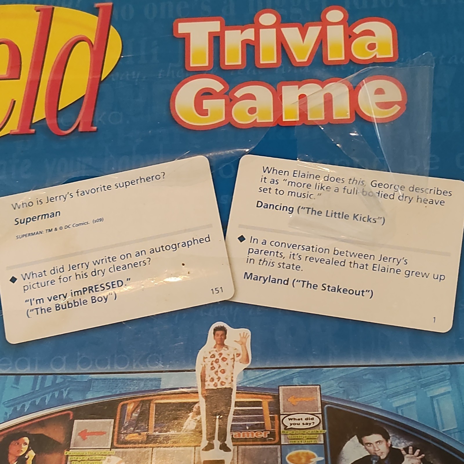 Pressman Seinfeld Trivia Game Complete w/ Dice Adult 2-4 Players 2009 #5300