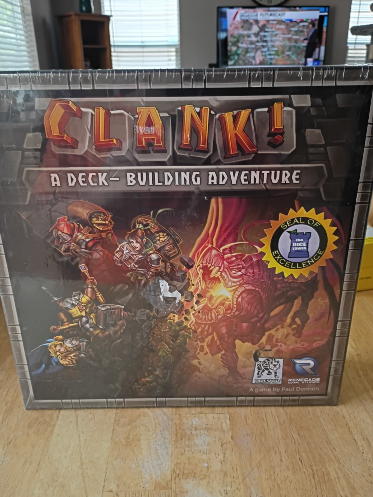 Clank! A Deck-Building Adventure Board Game Sealed Renegade Dire Wolf CLASSIC!!