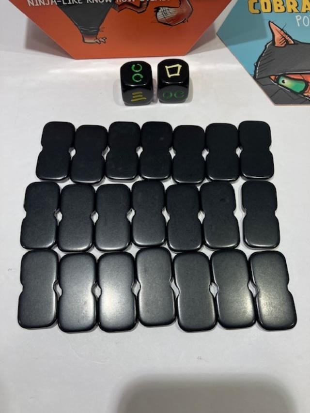 *COMPLETE* Cobra Paw Ninja Tile Game Bananagrams Master Meow Clawfuku Cat Ninja
