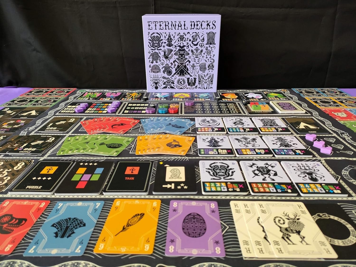 ETERNAL DECKS 1-4 players 30 mins co-operative Board Game Card Game Market Japan