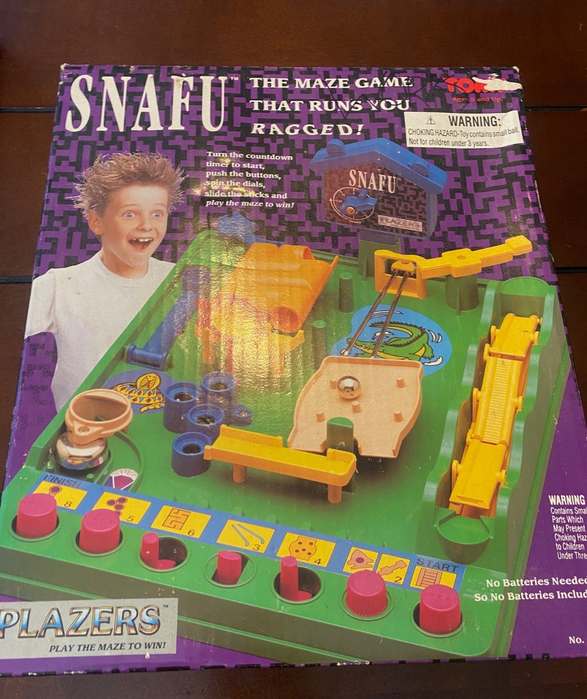 Snafu Tomy Screwball Scramble Run Yourself Ragged Marble Maze Vintage Incomplete
