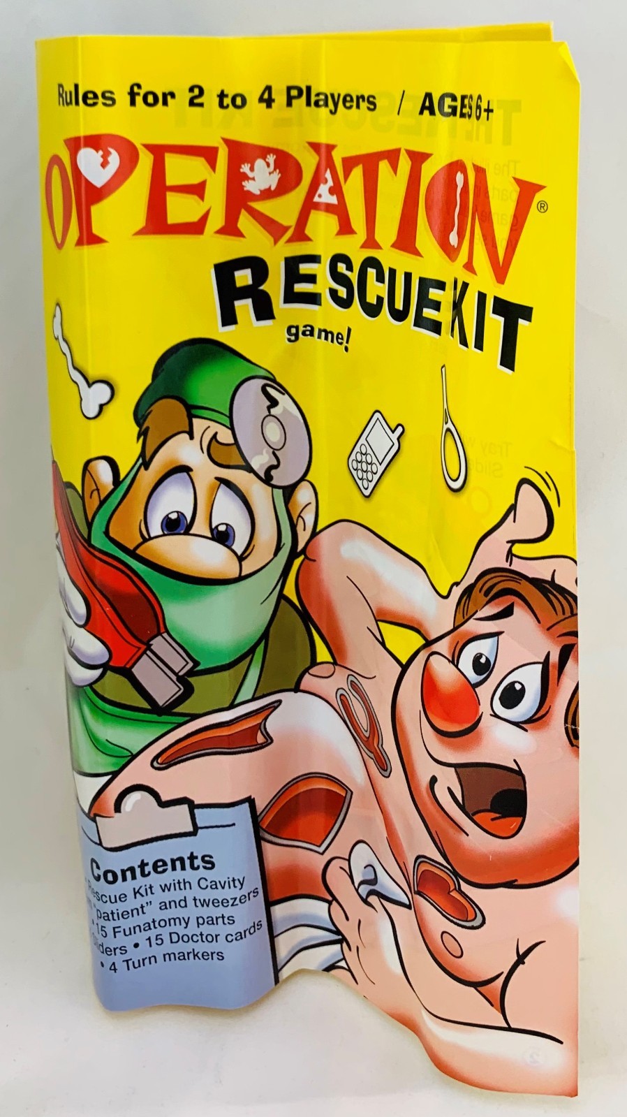 2001 Operation Rescue Kit Game by Milton Bradley Complete/Working Great Cond