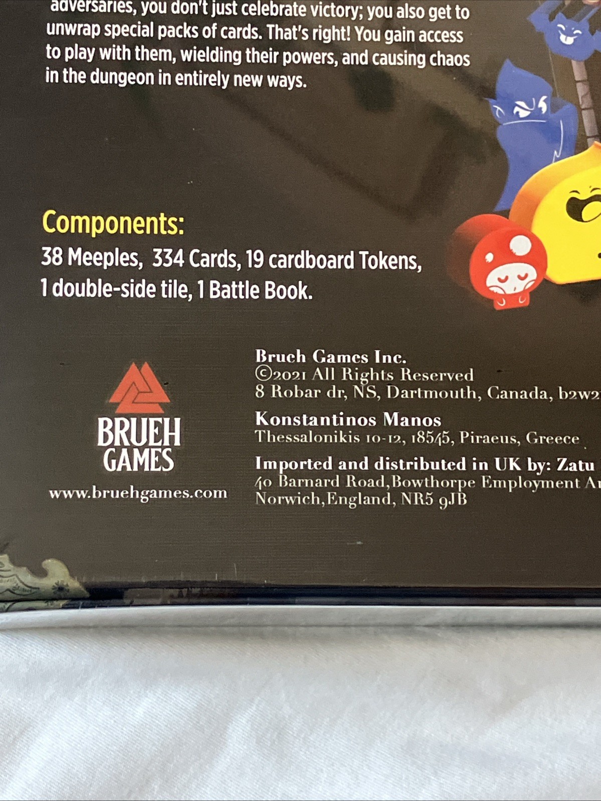 NEW and SEALED Boss Battle Expansion Board Game By Brueh Games