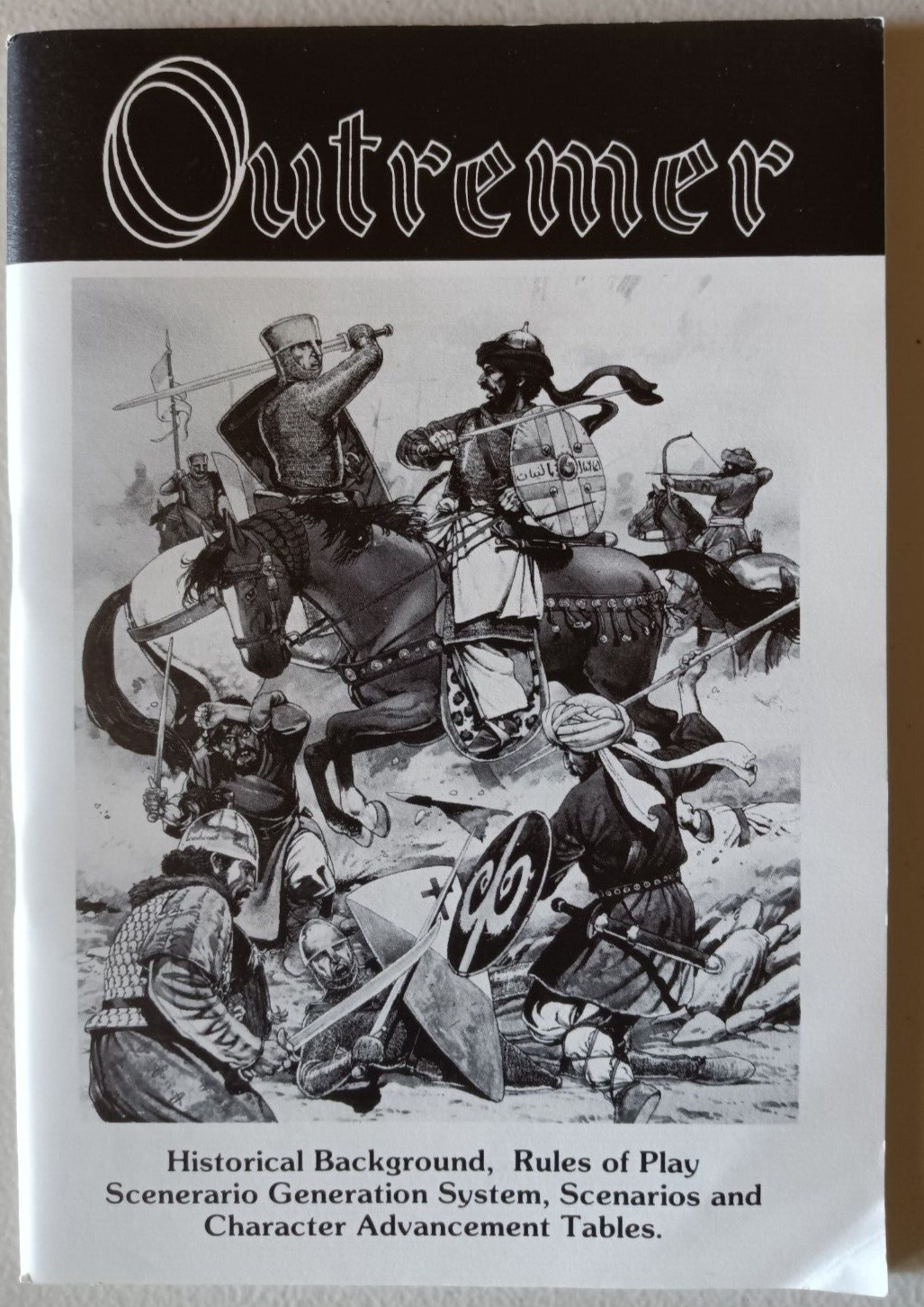 OUTREMER – 3rd Crusade Combat game – Standard Games Limited – 1985 – UNPUNCHED