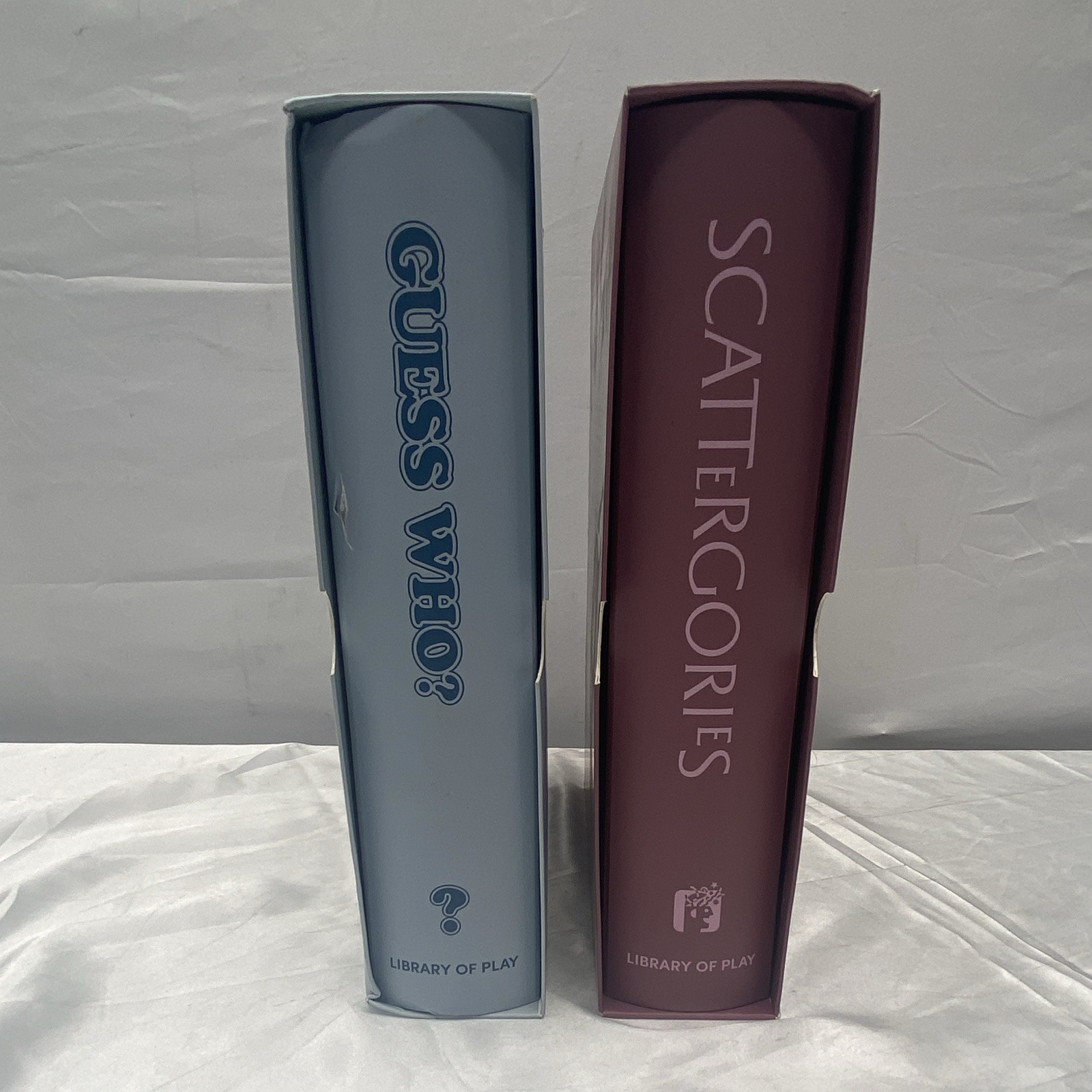Library of Play Guess Who? & Scattergories Collector’s Edition Board Games