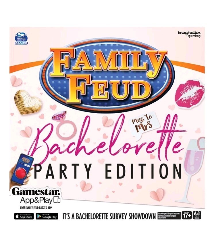 Family Feud Bachelorette Party Edition by Spin Master Games Adult 17+ Bridal