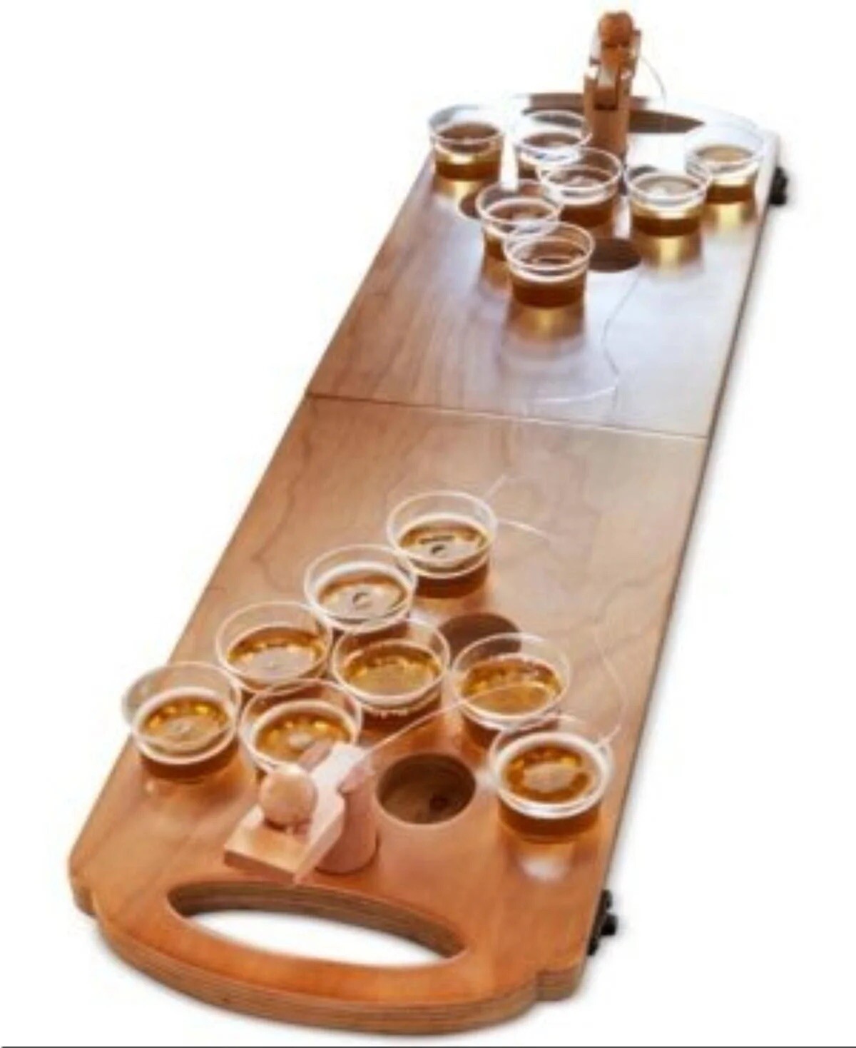 Studio Mercantile, Wooden Mini Beer Pong Drinking Game, New in Box