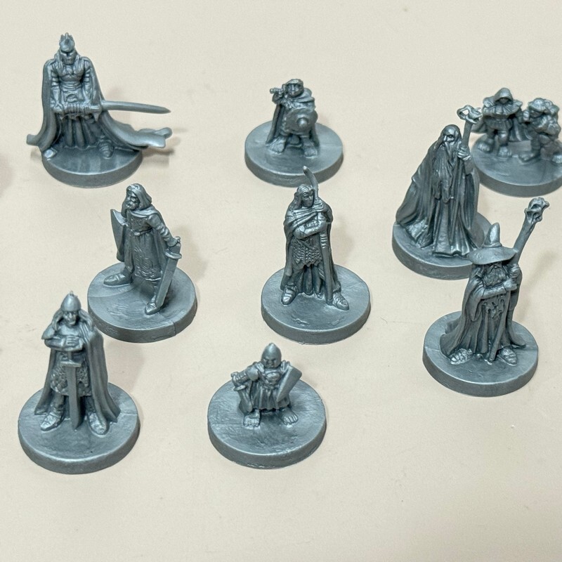 11pcs Fellowship and Companions War of the Ring Second Edition Board Game Minis