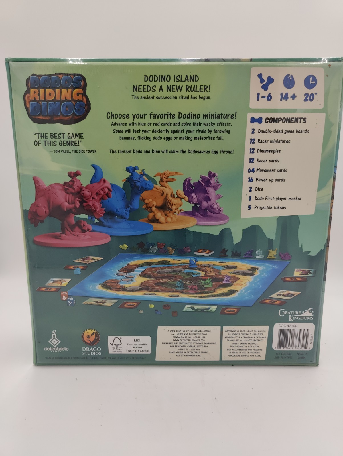 Dodos Riding Dinos Base Game by Draco Games