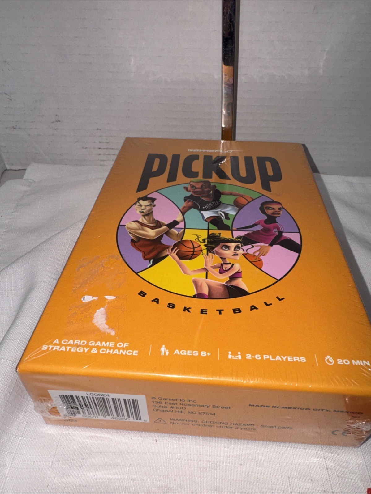 Gameflo Pickup Basketball Card Game Of Strategy 2-6 Players Ages 8+ New Sealed
