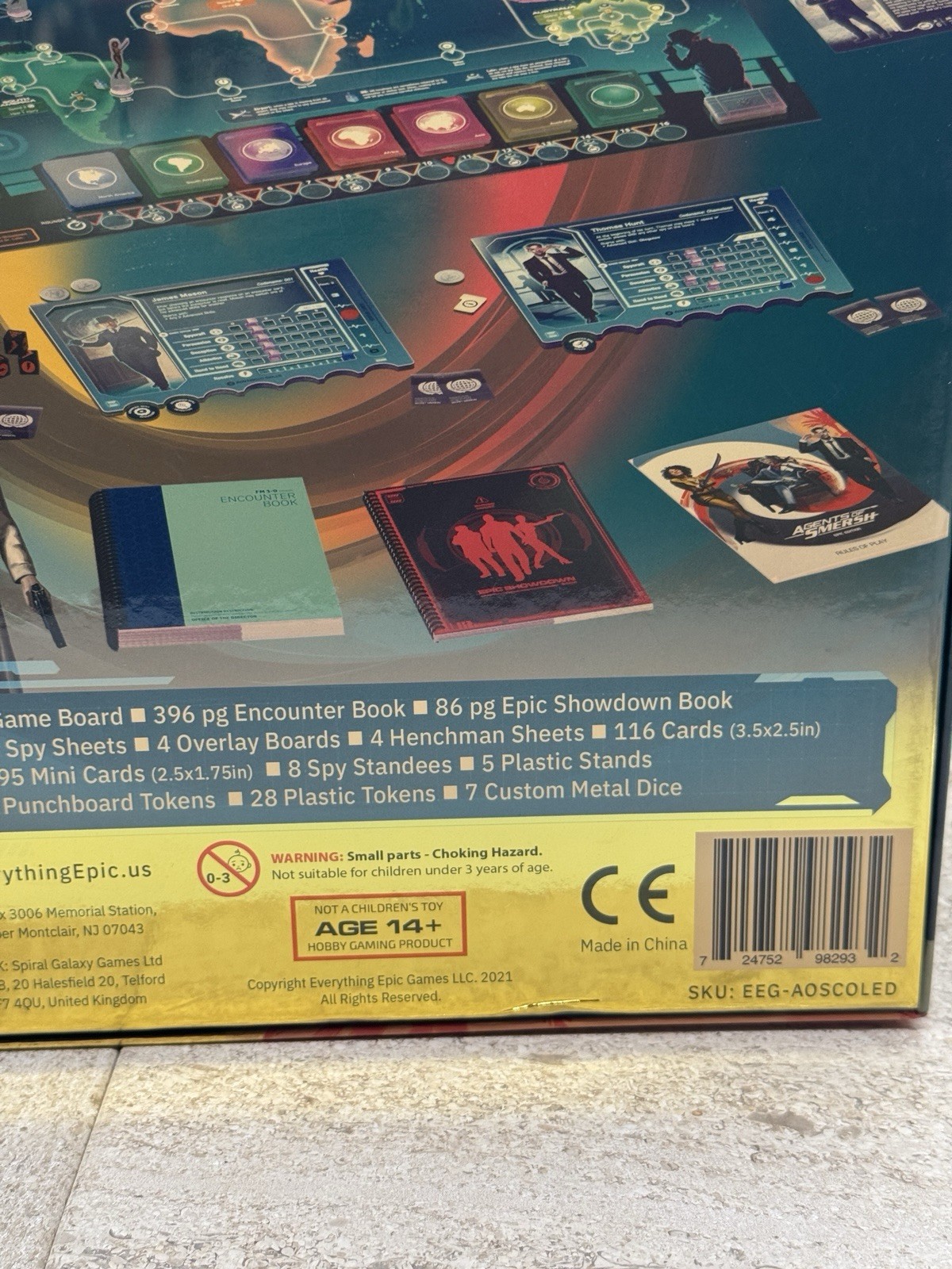 Agents of SMERSH Board Game – Epic Edition Kickstarter – Everything Epic