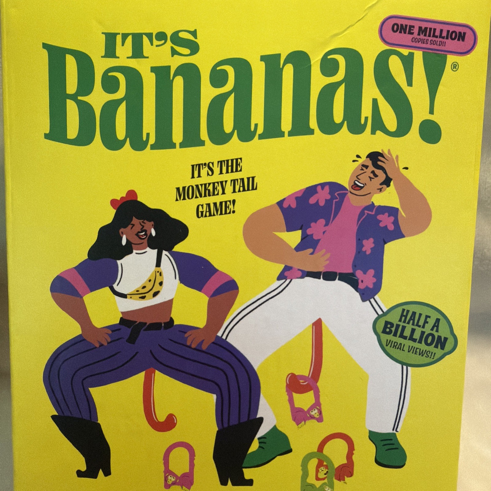 It’s Bananas! The Monkey Tail Game – Funny Family & Party Game for Kids & Adults