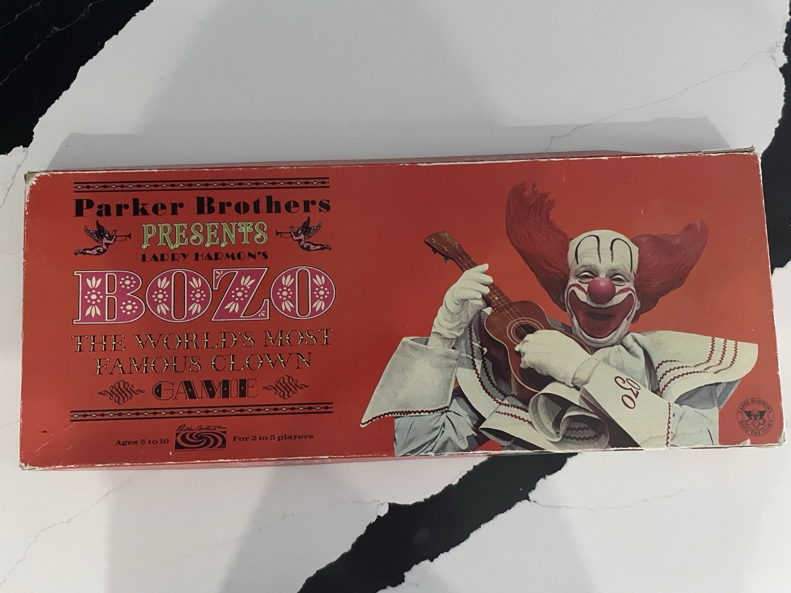 ~ VINTAGE 1967 LARRY HARMON’S BOZO THE CLOWN PARKER BROTHERS BOARD GAME COMPLETE