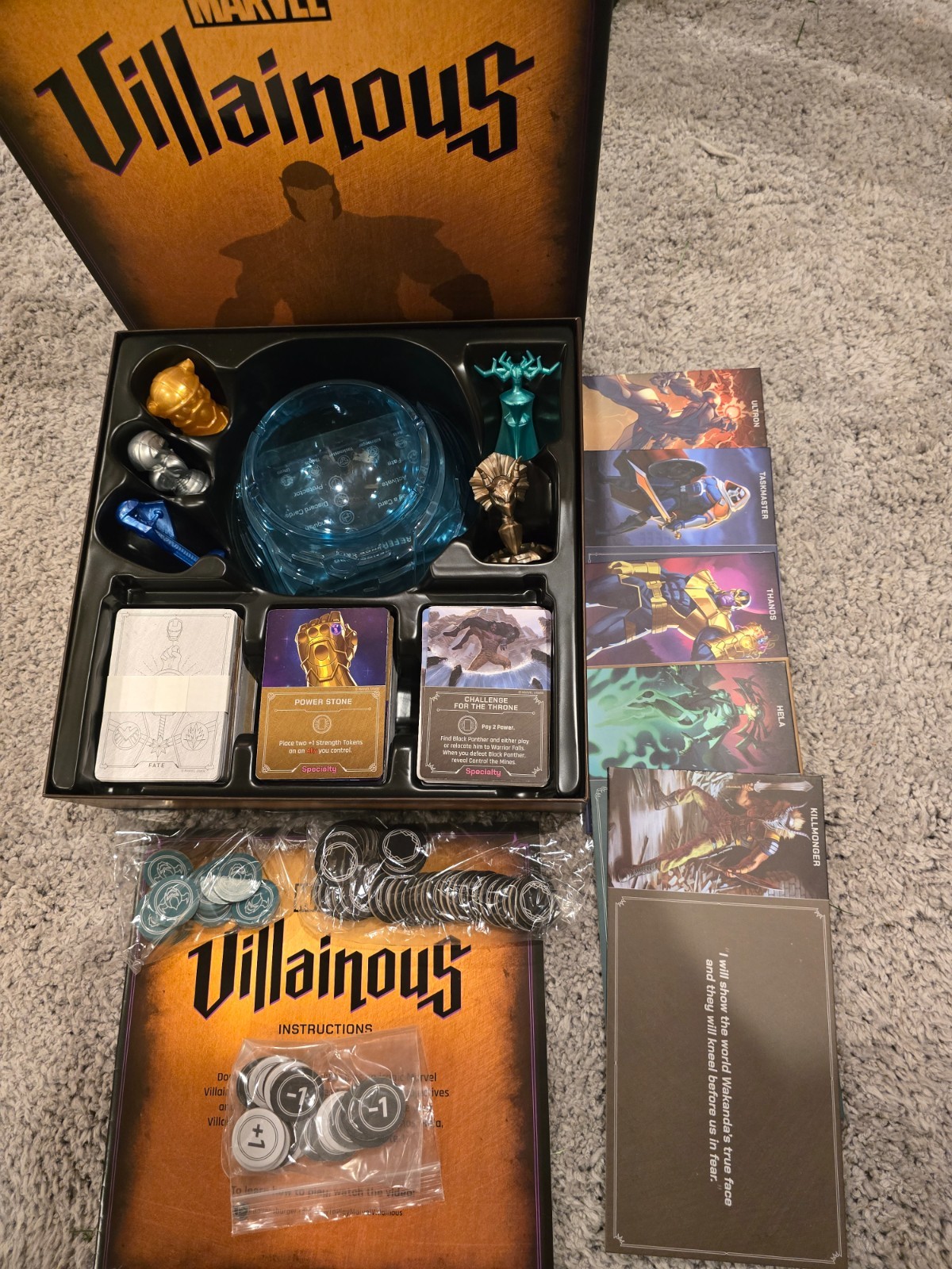Marvel Villainous Infinite Power Ravensburger Stand Alone Game 2020