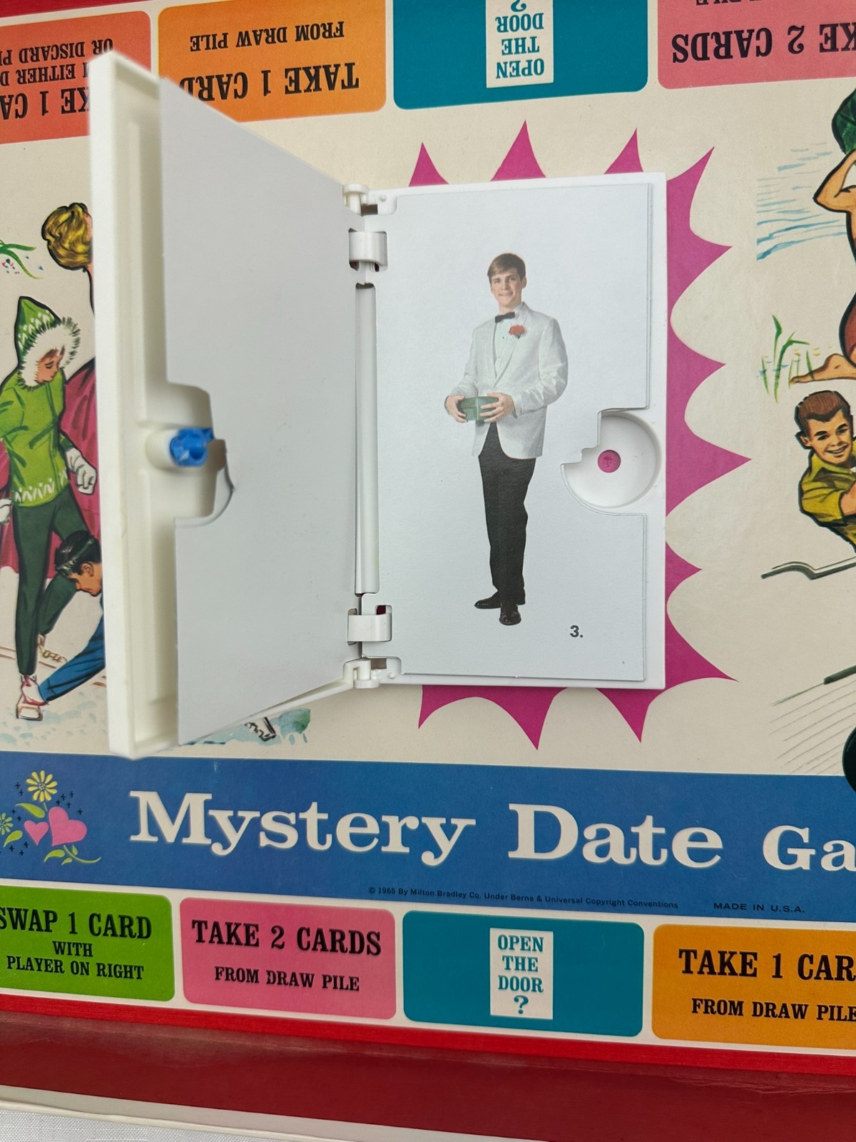 1965 Mystery Date Board Game by Milton Bradley Complete in Great Cond FREE SHIP2