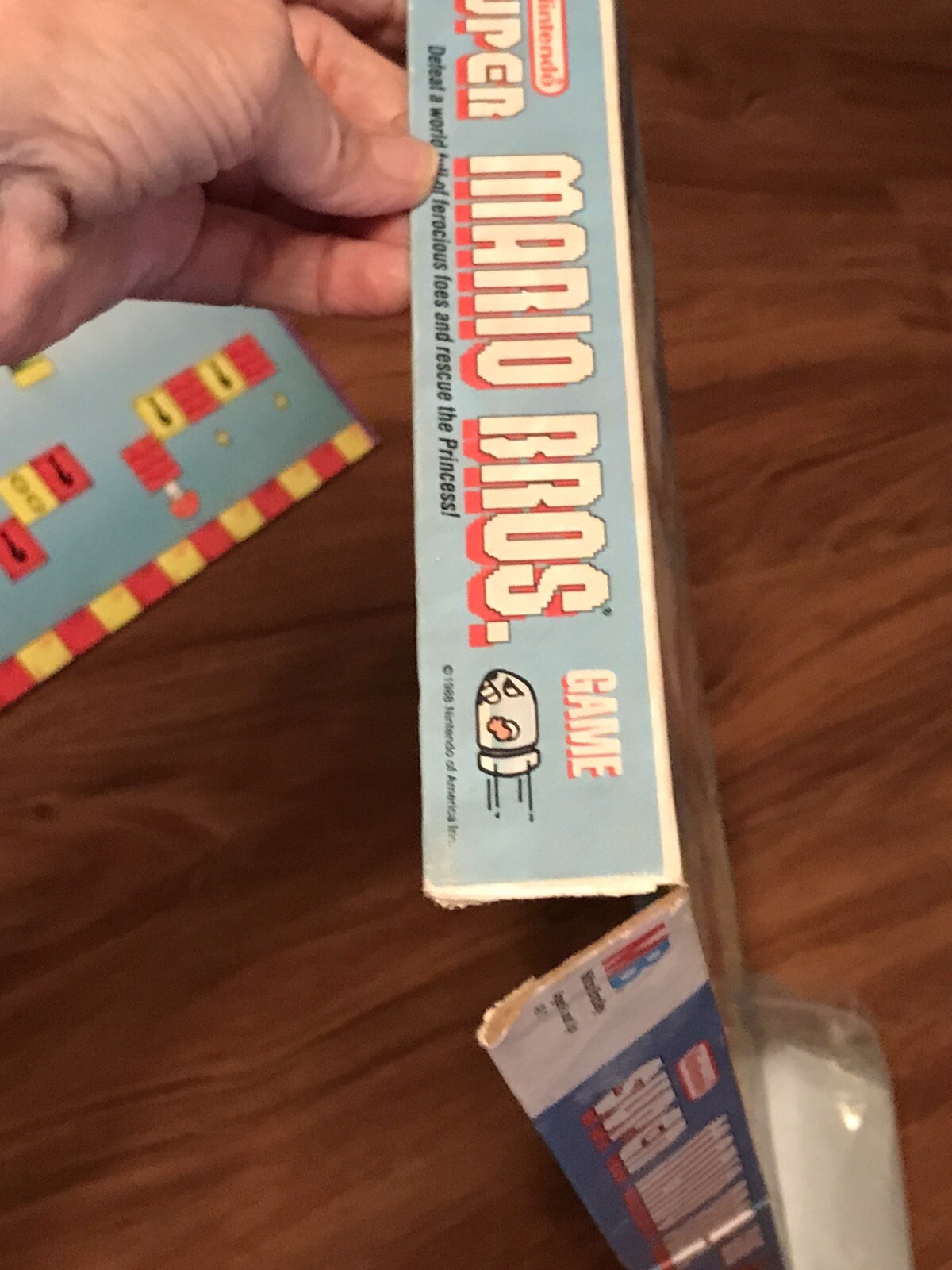 Nintendo Super Mario Brothers board game 1988 Milton Bradley Nearly complete