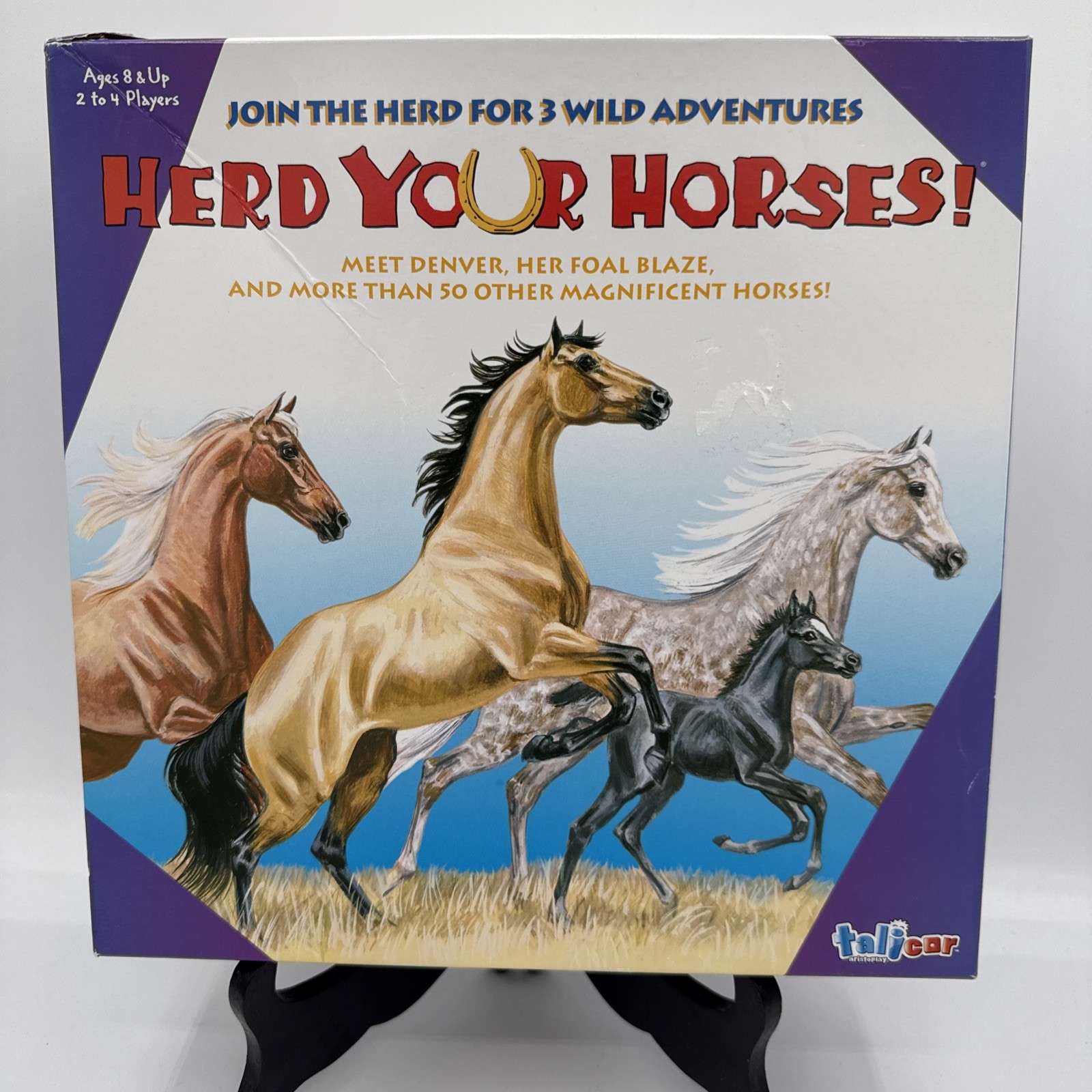 2018 Herd Your Horses By Talicor Aristoplay 8 & Up Complete & Good Cond