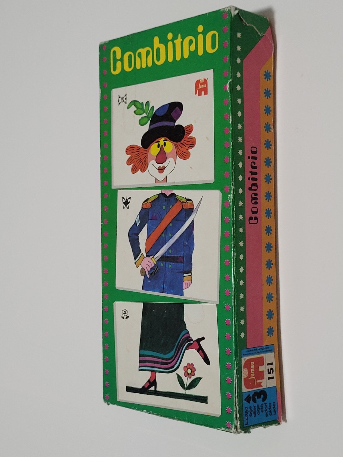 Vintage 1970’s Dutch COMBITRIO Card Game Combo Matching Head Body Legs 30 Cards