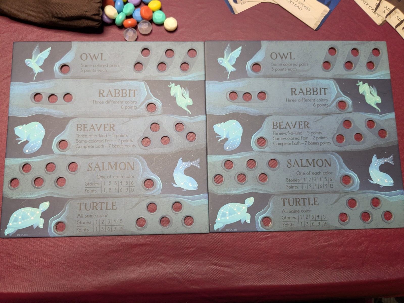 Spirits of the Wild Board Game Strategy 2 Player Complete w/multiple expansions!