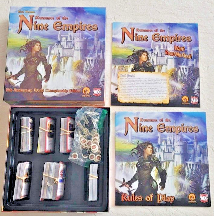 Romance of the Nine Empires Game Mark Wootten 15th Anniversary Complete