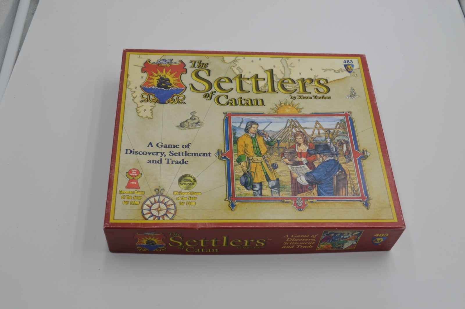 The Settlers of Catan by Klaus Teuber 1997 Mayfair Games #483 COMPLETE Vintage