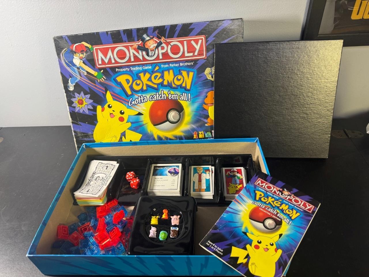 Vintage Parker Brothers Hasbro Pokemon Monopoly Collector’s Edition Board Game