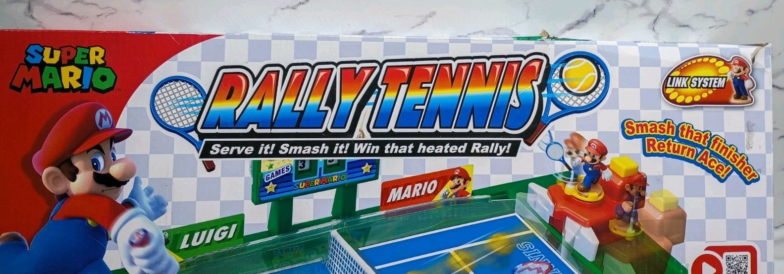 EPOCH Super Mario Rally Tennis board game NEW
