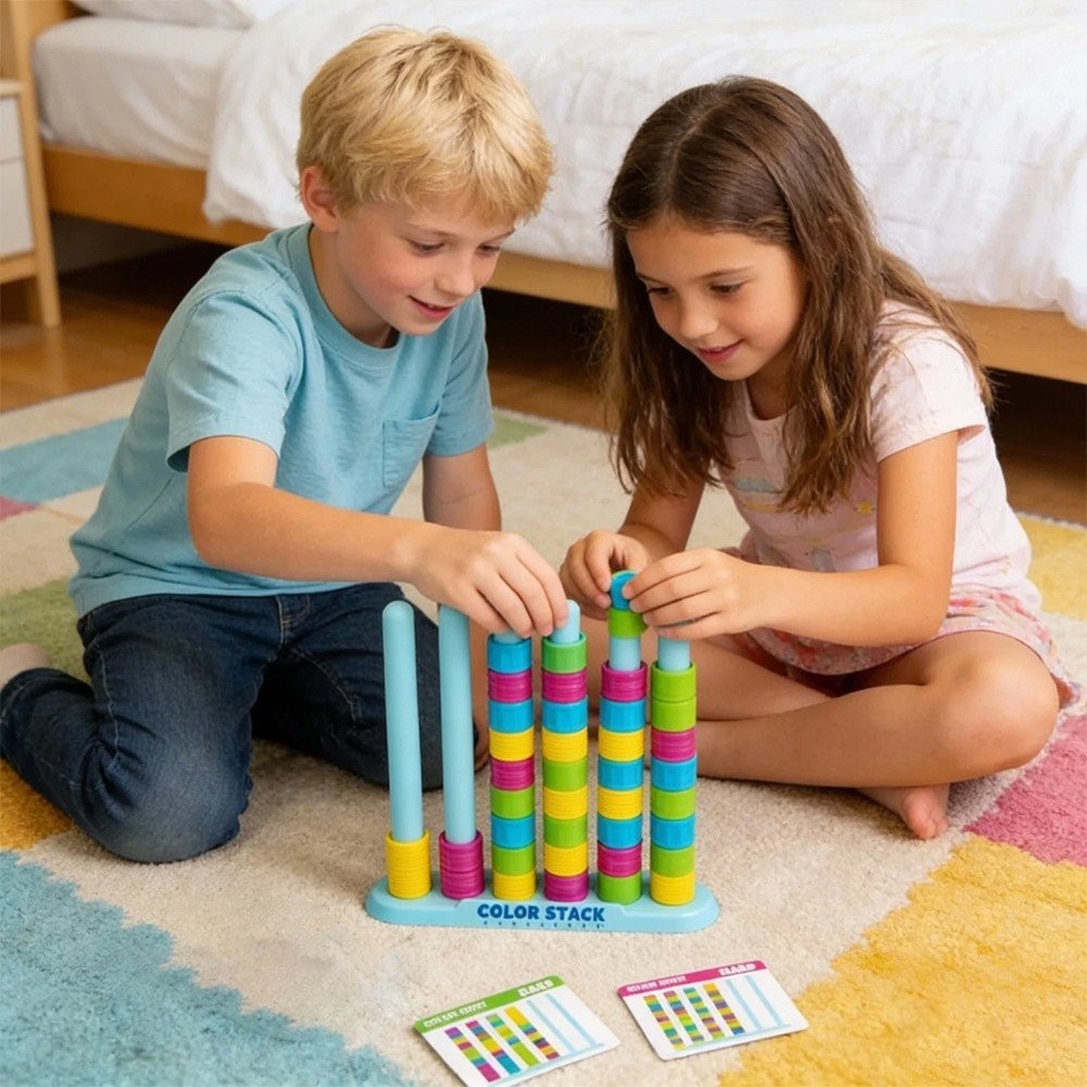 Creative Color Stack Challenge, A Fast-Paced Color Matching Puzzle Game OY