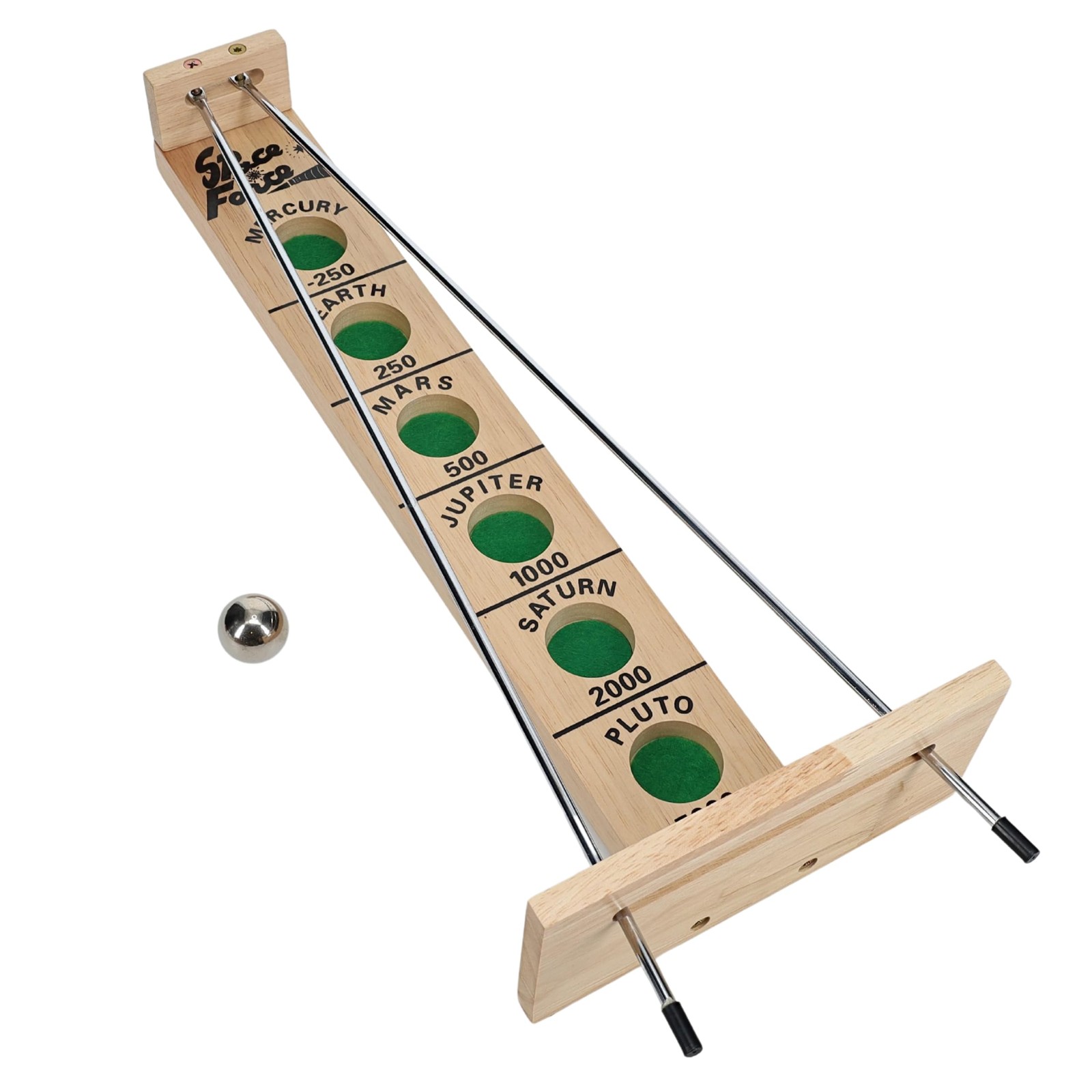 Shoot the Moon – Classic Solid Wood Rolling Ball Game for Family Fun & Skill …