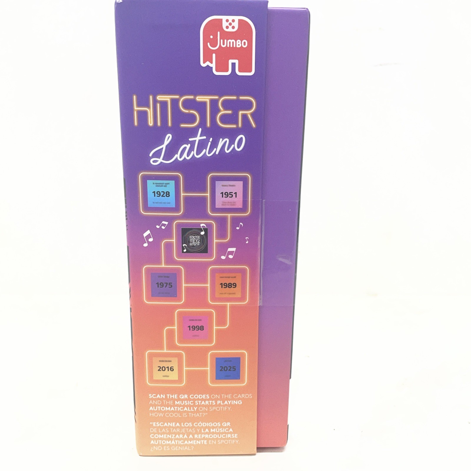 Jumbo Hitster Latino Fun Music Quiz Card Game Over 300 Latin Music Hits