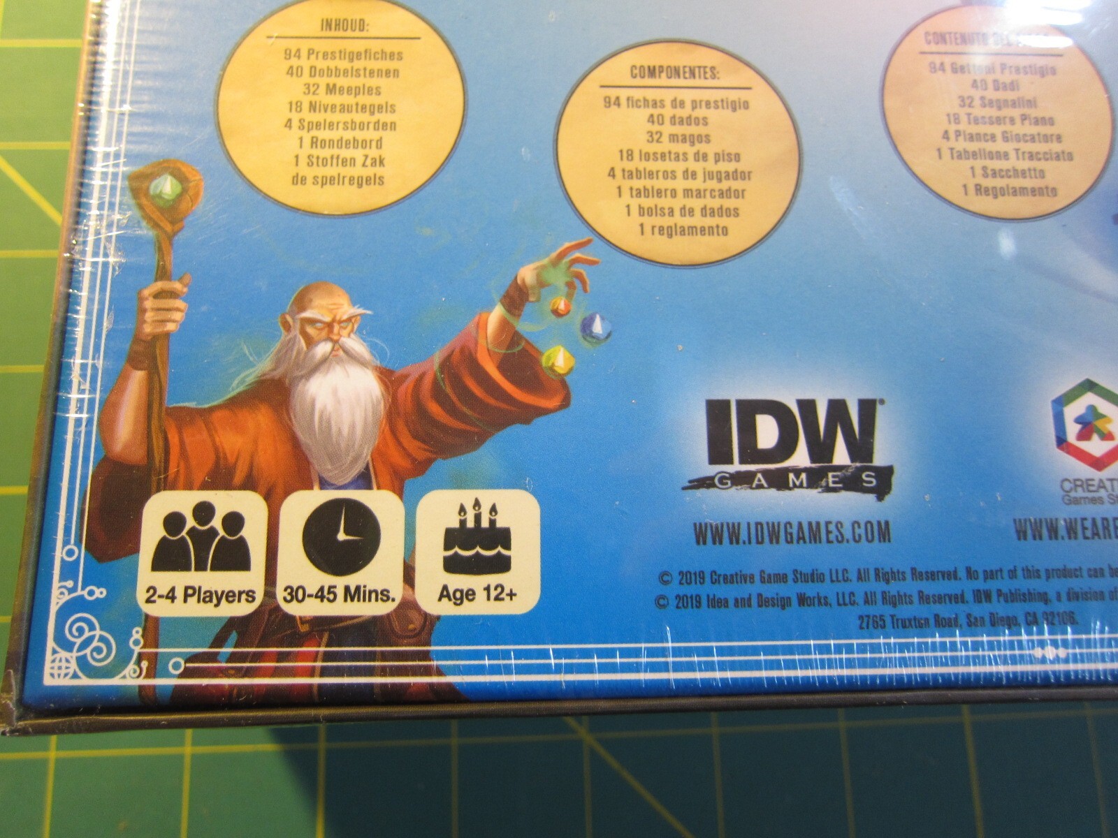 THE TOWERS OF ARKHANOS BOARD GAME IDW English 2019 NEW