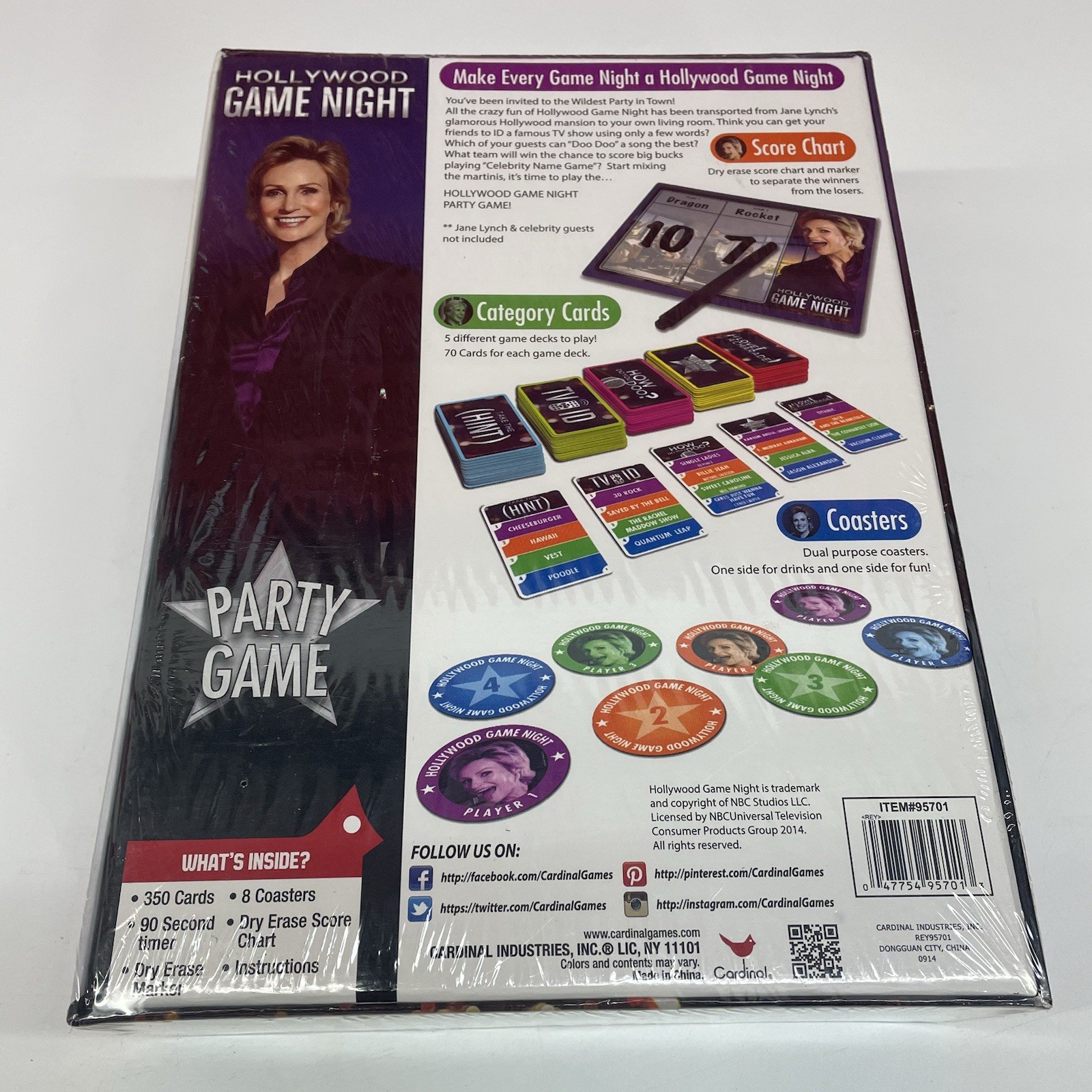 Hollywood Game Night Party Game 2014 NBC TV Show Brand New Factory Sealed