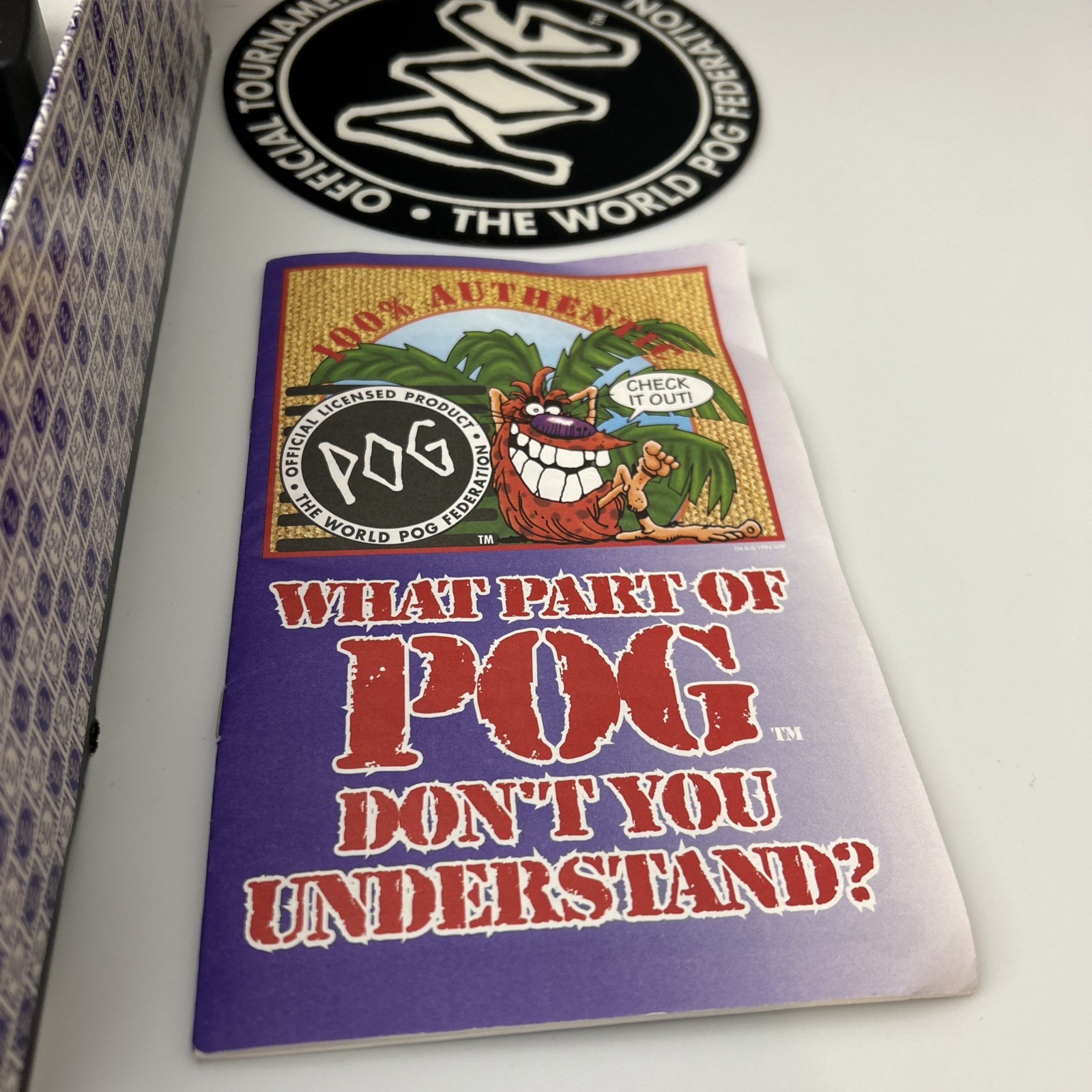 POG: The Game (1994) Near Complete + Extra POGs & Slammers Excellent World WPF