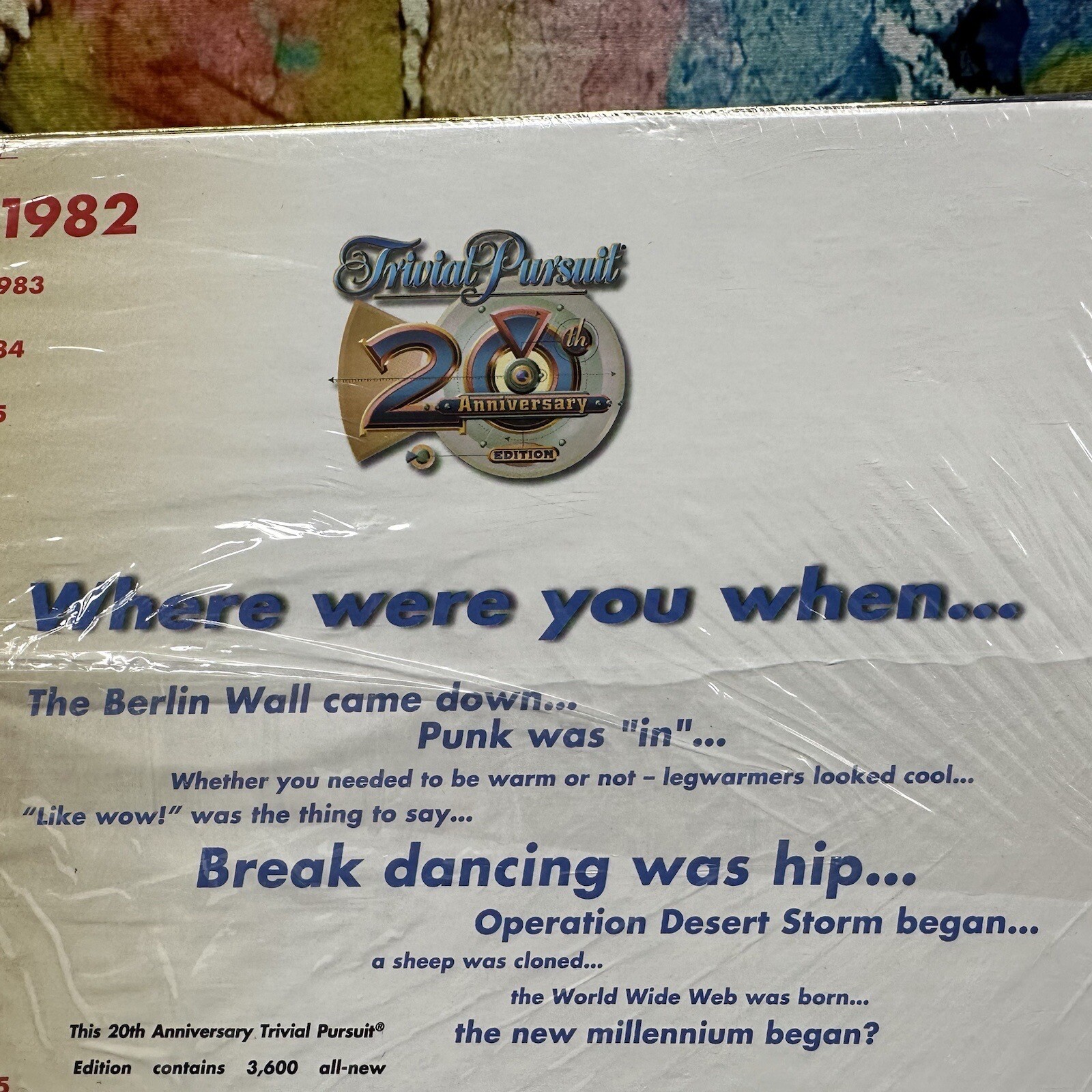 Trivial Pursuit 20th Anniversary Edition 80s 90s Early 2000’s Cards Sealed NEW!