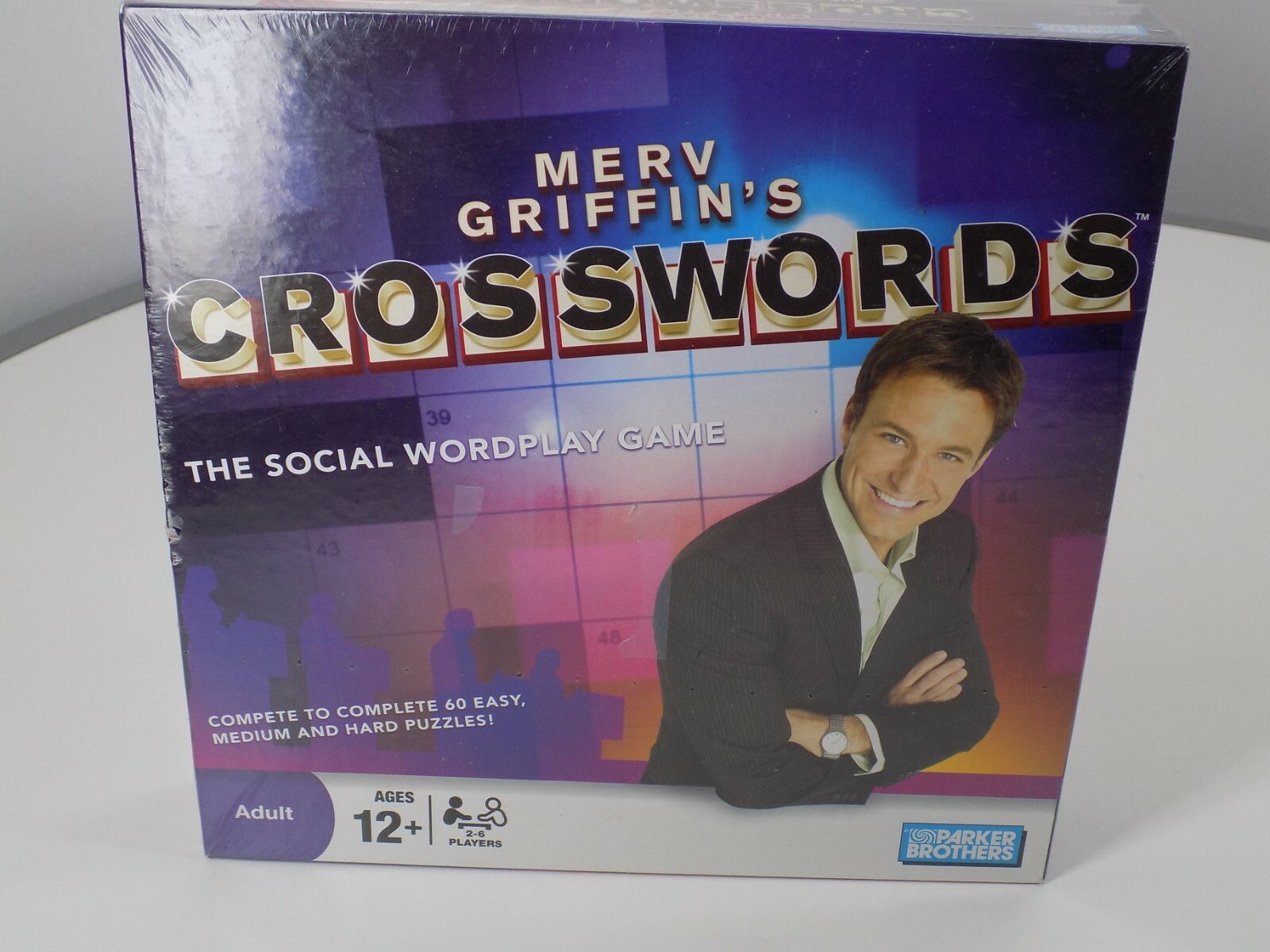 Merv Griffin’s CROSSWORDS Social Wordplay Game -2008 Hasbro Parker Brothers Game