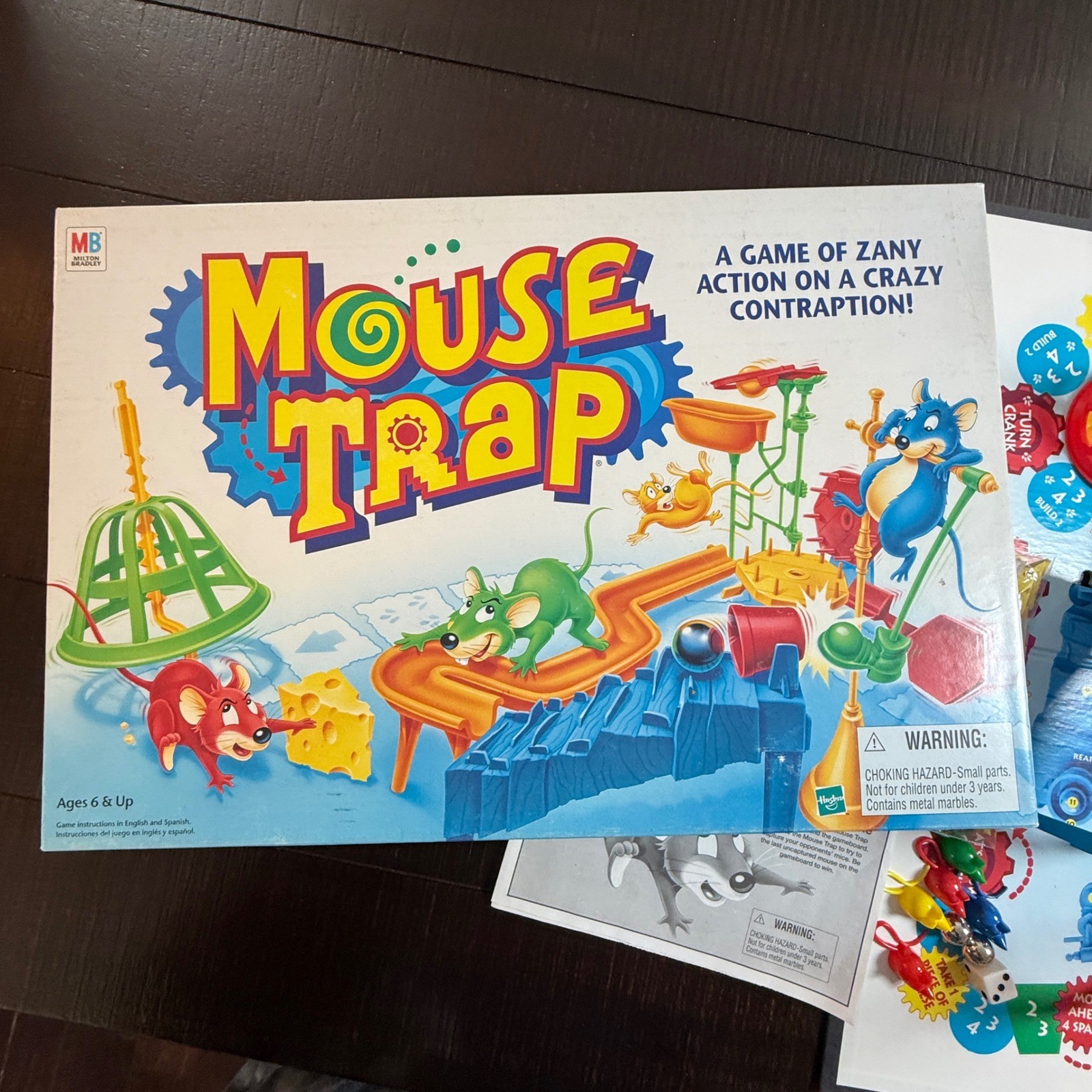 1999 Mouse Trap Board Game Milton Bradley Hasbro Complete As Seen Baby Einstein