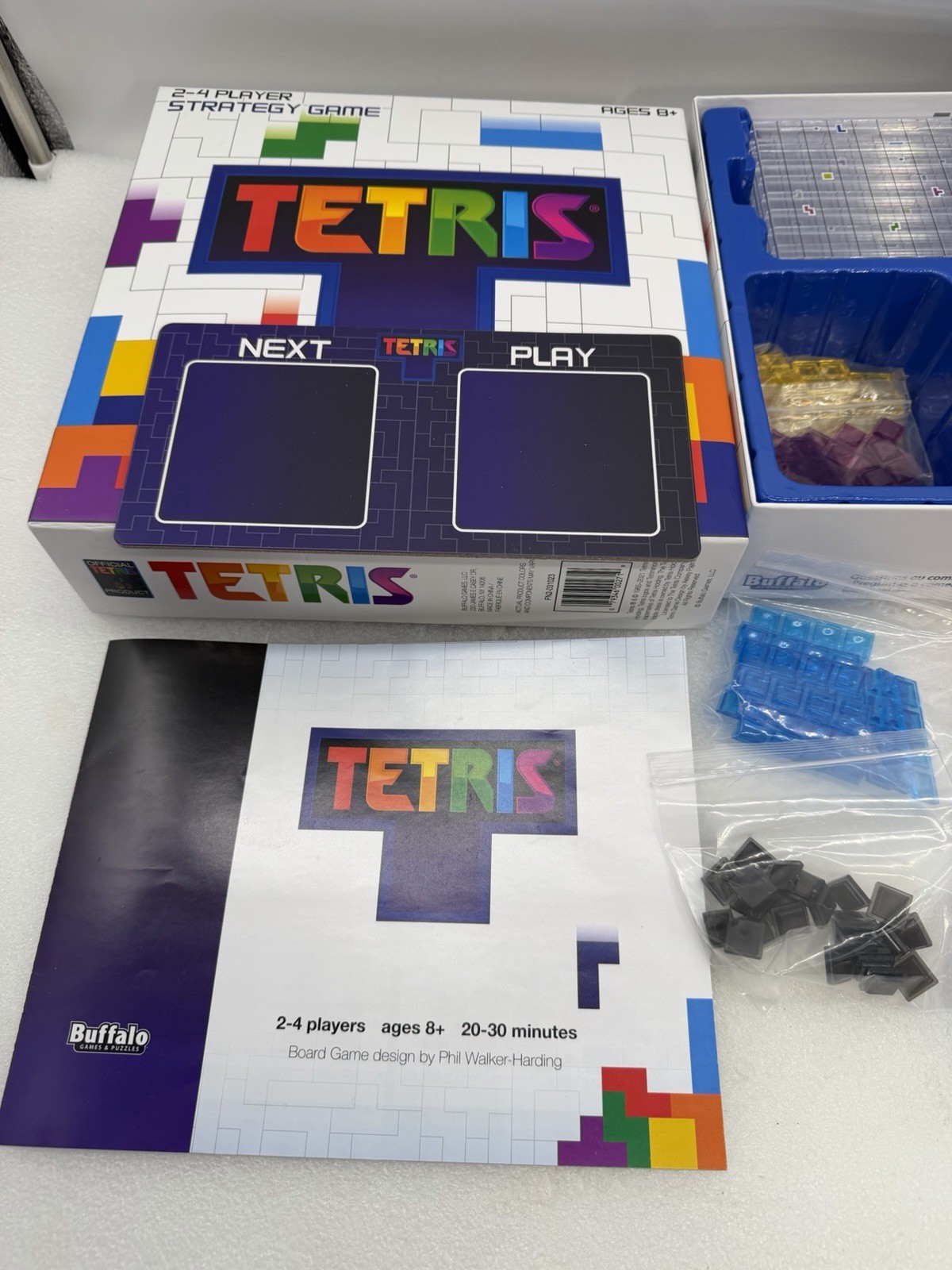 Tetris Head-To-Head Multiplayer Strategy Game 2-4 Players-Classic Game Complete!