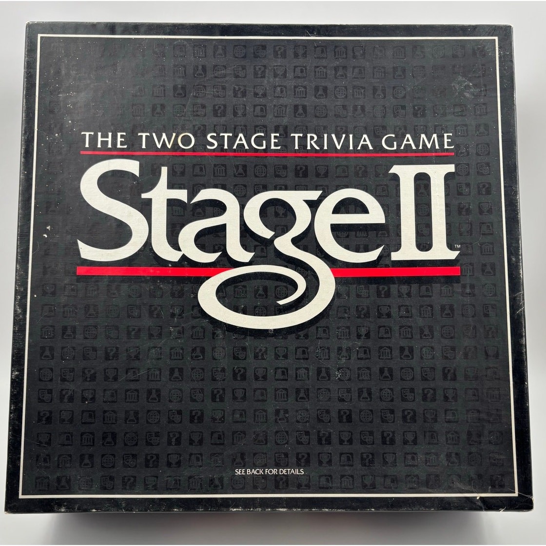 1985 Milton Bradley Stage II Board Game The Two Stage Trivia Game Complete